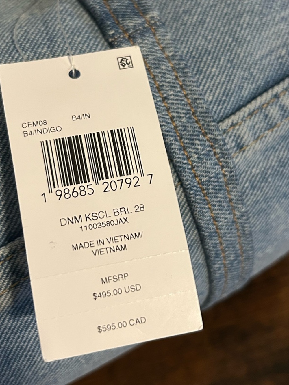 Coach Denim Kisslock Barrel Bag 28 - Picture 4 of 14